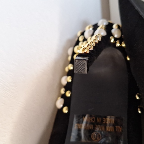 #AEU Liliana heels with white and gold studs sz 10 - Picture 12 of 12